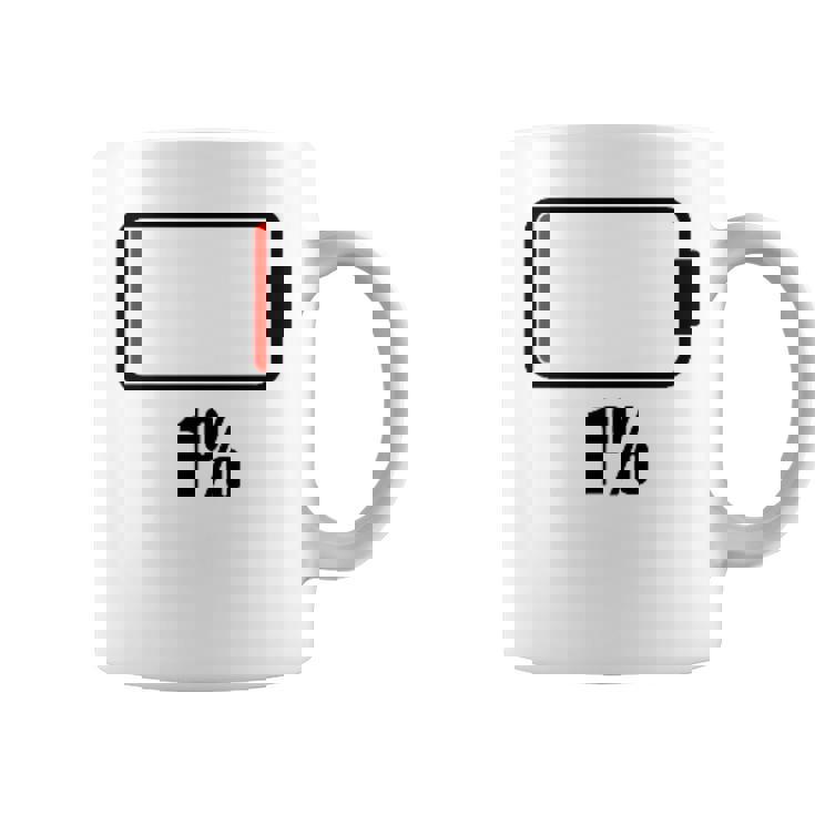 バッテリー1シャツ残り1バッテリーデッドシャツのバッテリー残量が少なくなりました。 コーヒーマグ