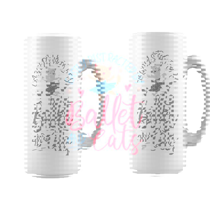 バレエダンサー ダンスガール バレリーナ 猫 気が散りやすい コーヒーマグ