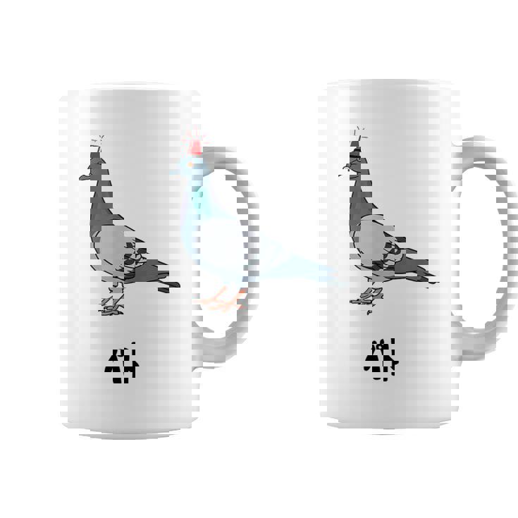 パト 鳩 ギャグ ジョーク 動物好き ダジャレ パトカー 警察 駄洒落 お笑い おもしろ ネタ コーヒーマグ