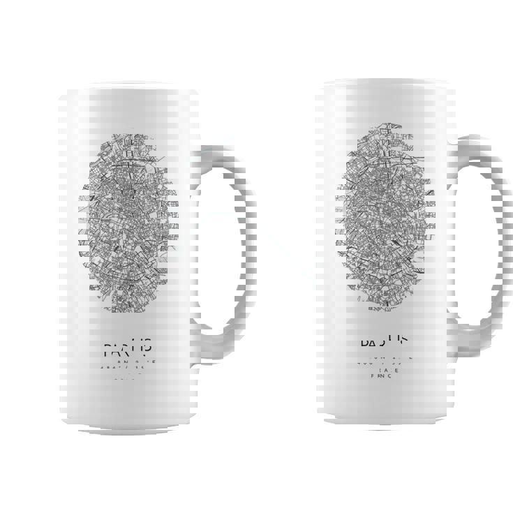 パリ フランス コーディネート 地図 故郷 コーヒーマグ
