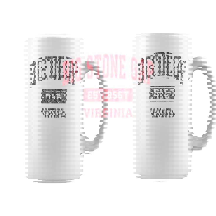 ビッグストーンギャップ バージニアバージニアva ヴィンテージスポーツデザイン レッドデザイン コーヒーマグ