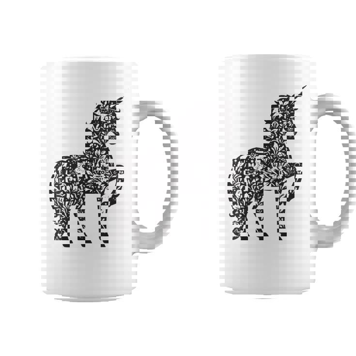 ファンタジーレインボーユニコーンホースファンunicornloverユニコーン コーヒーマグ