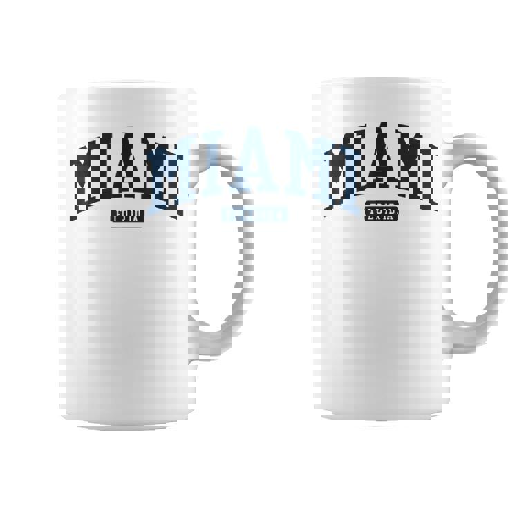 フロリダ州マイアミ Fl カレッジ大学スタイル ネイビー コーヒーマグ