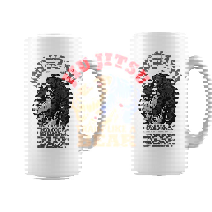 ブラジリアン柔術 Bjj クマのように訓練する 長袖tシャツ コーヒーマグ