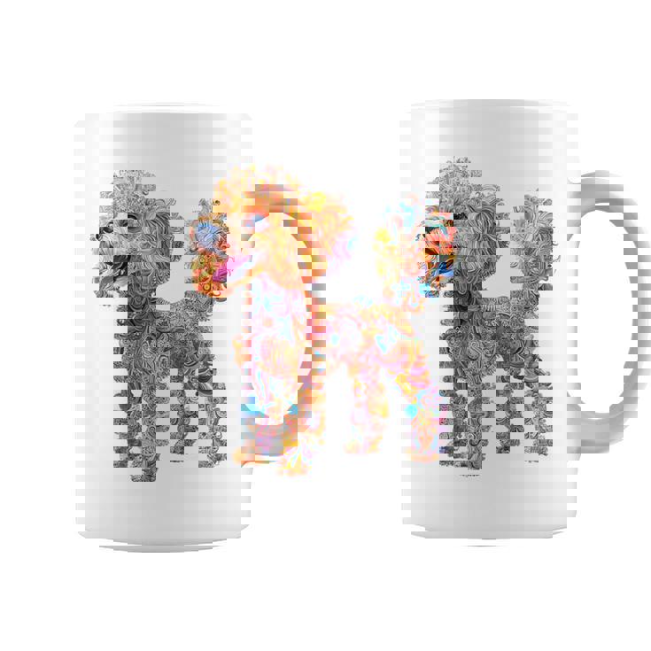 プードル 犬 モチーフ ペット イラスト プードル コーヒーマグ