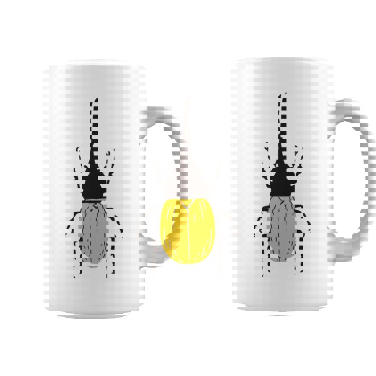 ヘラクレスオオカブト _昆虫_カブトムシ 長袖tシャツ コーヒーマグ