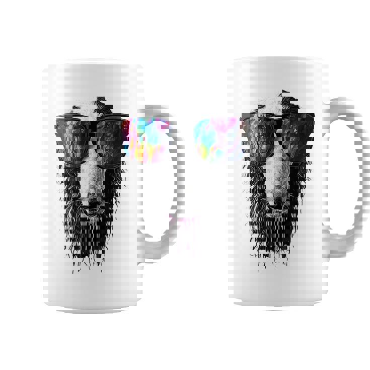 ボルゾイ 犬 モチーフ ペット イラスト サングラス ボルゾイ コーヒーマグ