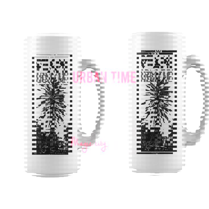 マイアミマジックシティビーチシャツ フロリダ愛好家向け 長袖tシャツ コーヒーマグ