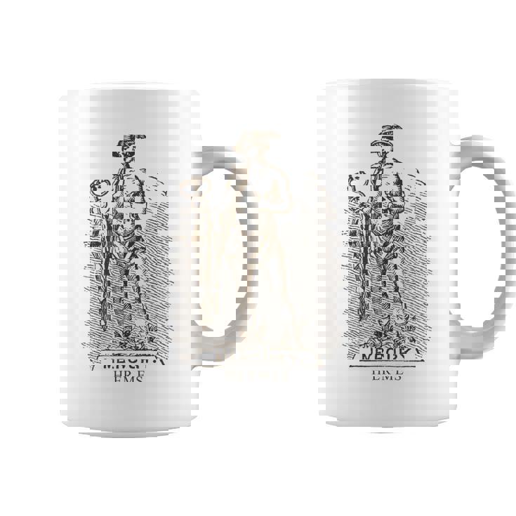 マーキュリー、エルメスの神、泥棒、スポーツ、アスリート コーヒーマグ