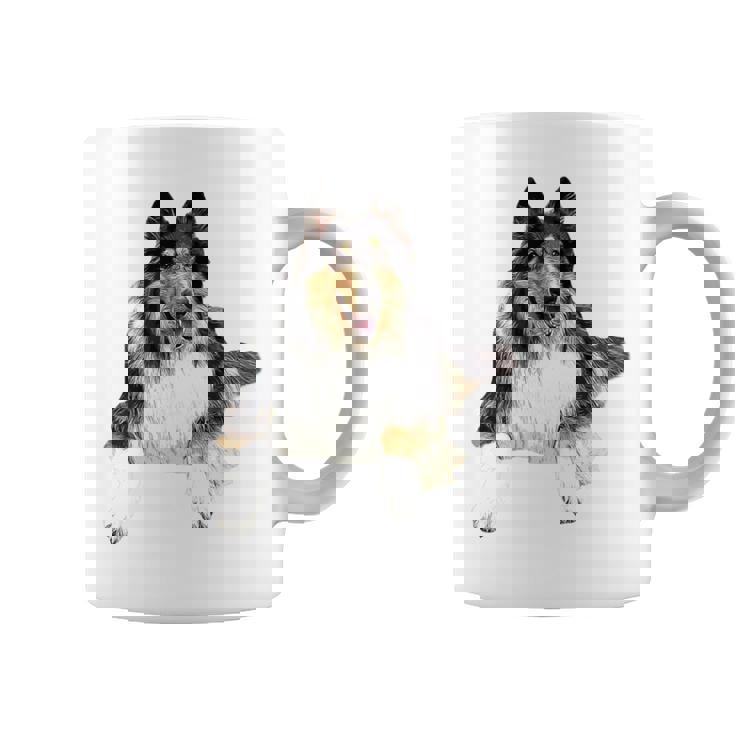 ラフ・コリー・トライ 長袖tシャツ コーヒーマグ