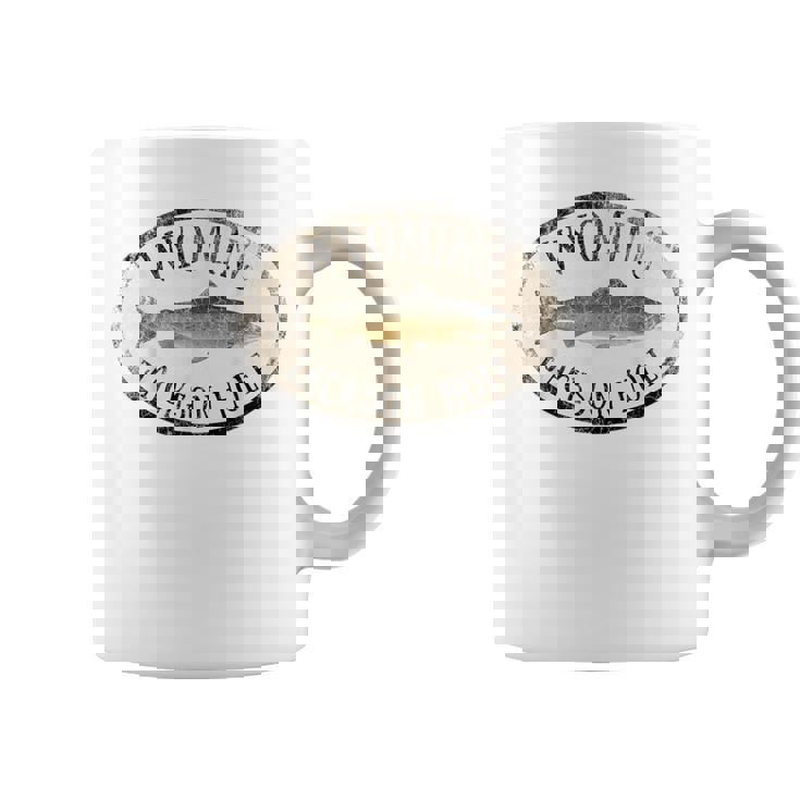 ワイオミング ジャクソン ホール トラウト 魚 フライフィッシング ビンテージ コーヒーマグ