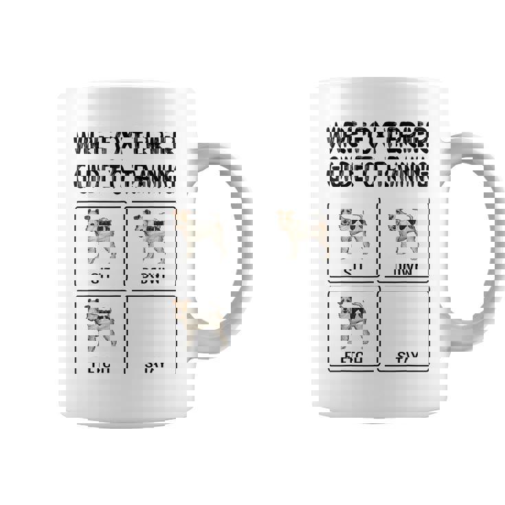 ワイヤーフォックステリアガイド 犬の服従を訓練する コーヒーマグ