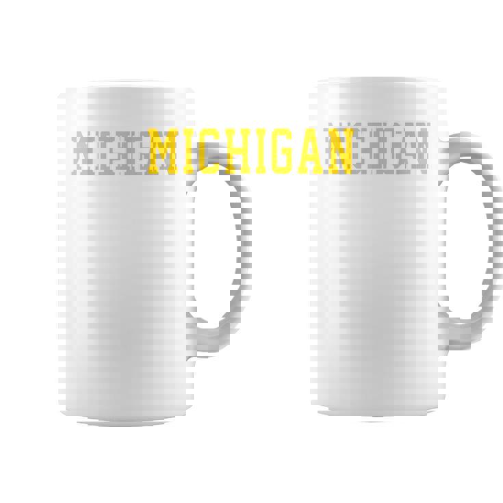 ヴィンテージ ミシガン メンズ ミシガン レディース レトロ ゴールド コーヒーマグ