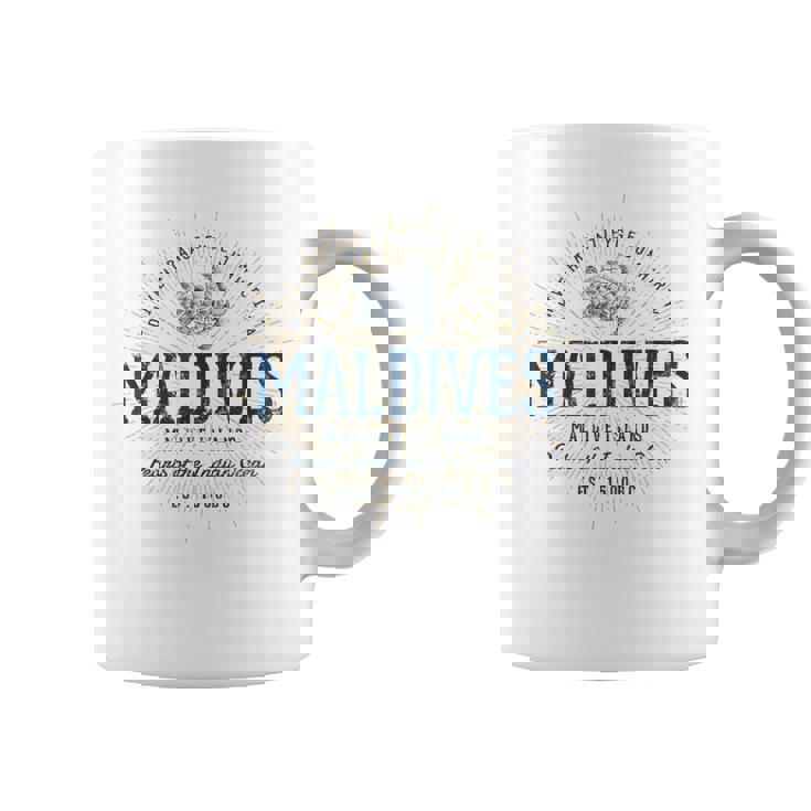 ヴィンテージ モルディブ レトロ コーヒーマグ