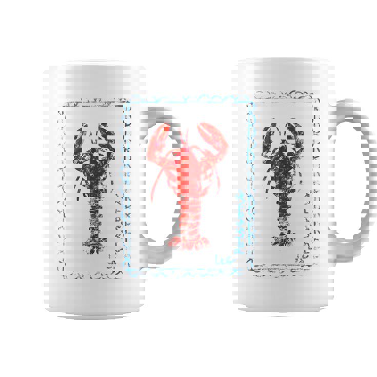 ヴィンテージレッドロブスター コーヒーマグ