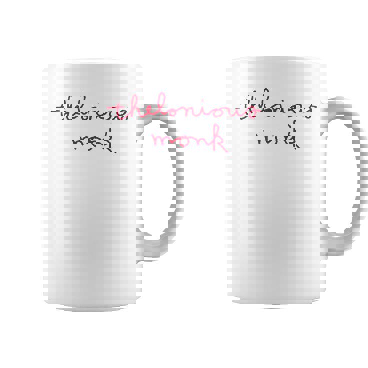 公式セロニアス・モンク・ジャズ・アイコングッズ カレッジ罫線入り コーヒーマグ