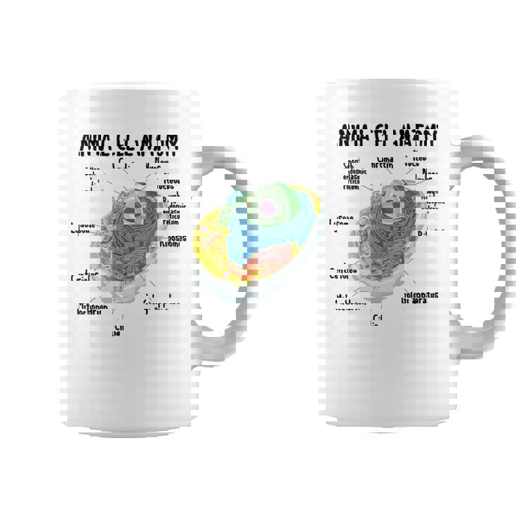 動物細胞の解剖学 生物学者 理科学生 コーヒーマグ