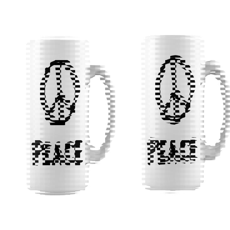 平和の印 平和のシンボル 世界平和 希望 調和 Peaceign World Peaceymbol Hope コーヒーマグ