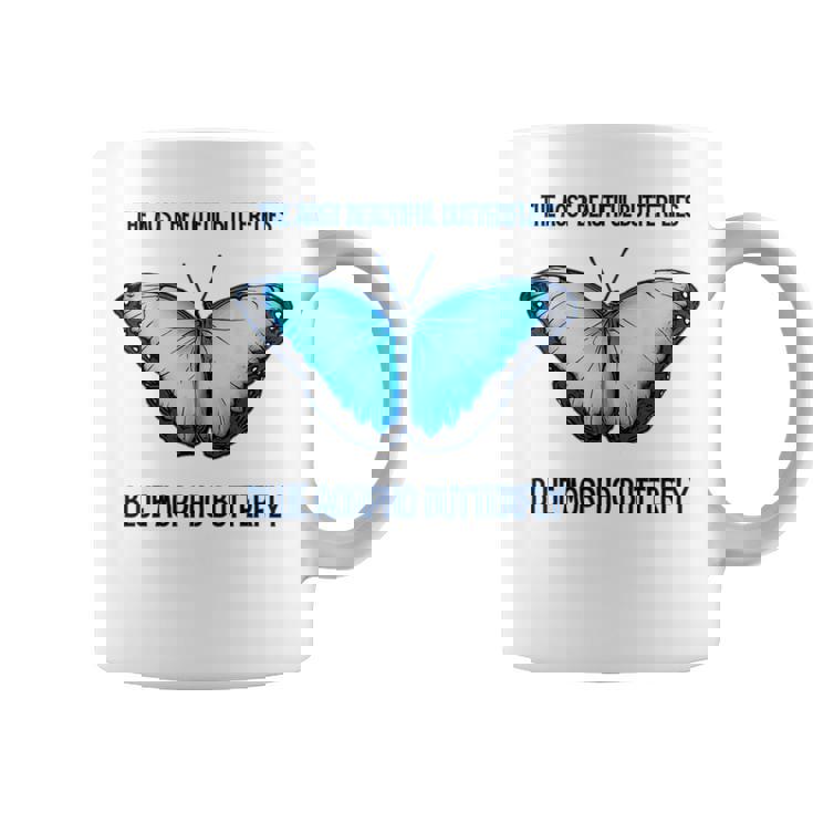 最も美しい蝶青いモルフォバタフライ コーヒーマグ