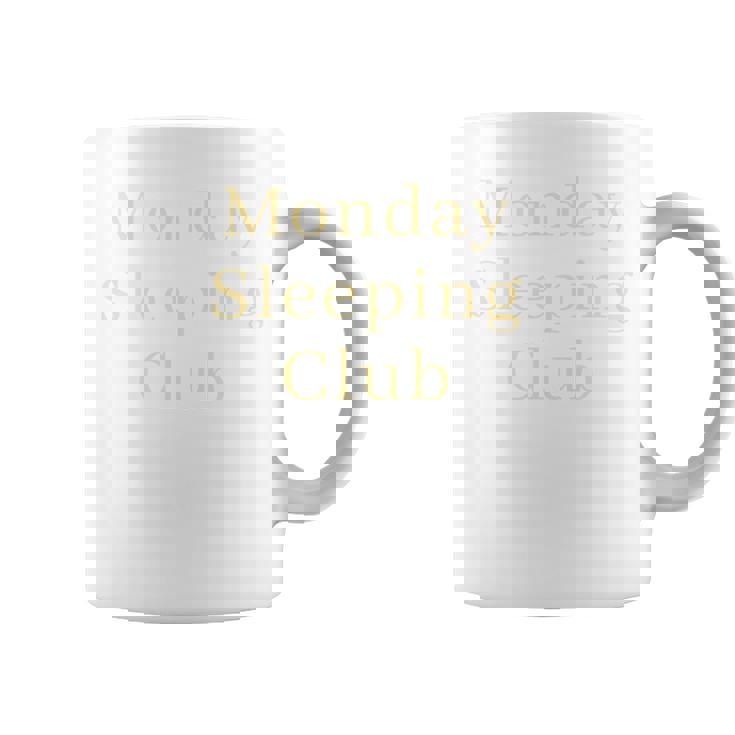 月曜日の睡眠クラブ 長袖tシャツ コーヒーマグ