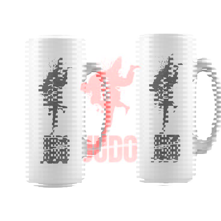 柔道着のクールな柔道tシャツ。 コーヒーマグ