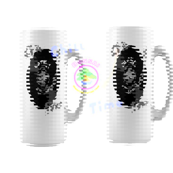 盆栽×レコード 静かに過ごすチル時間デザイン コーヒーマグ