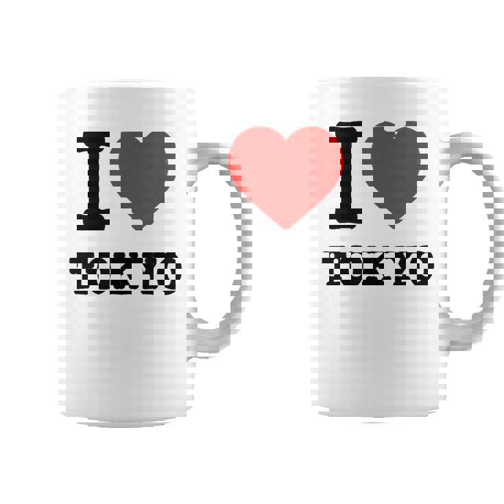 私は東京が大好きです I Love Tokyo コーヒーマグ