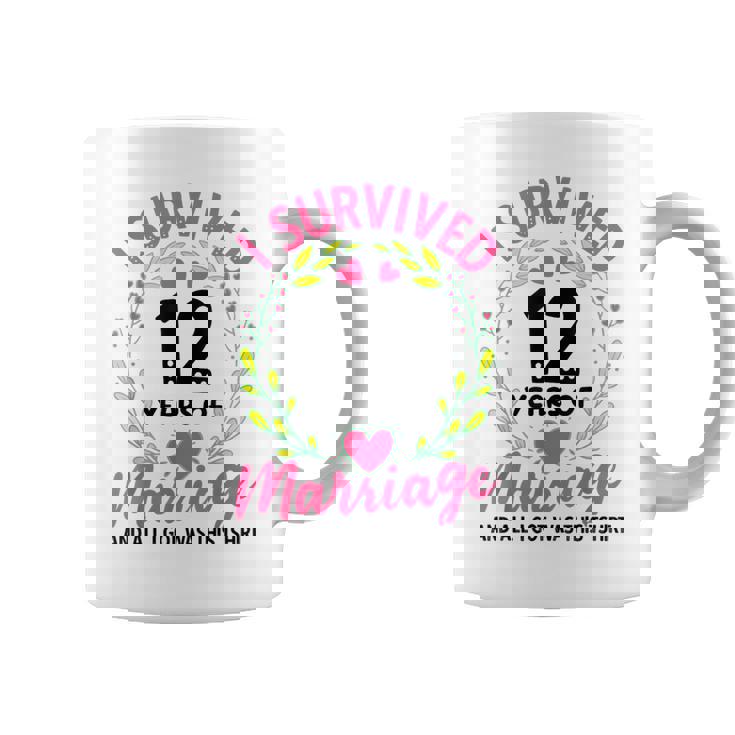 結婚12年 結婚12周年 コーヒーマグ