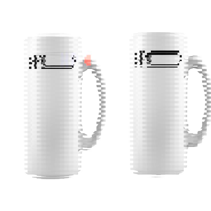 絶不調を伝える ピクセルアートパロディデザイン コーヒーマグ