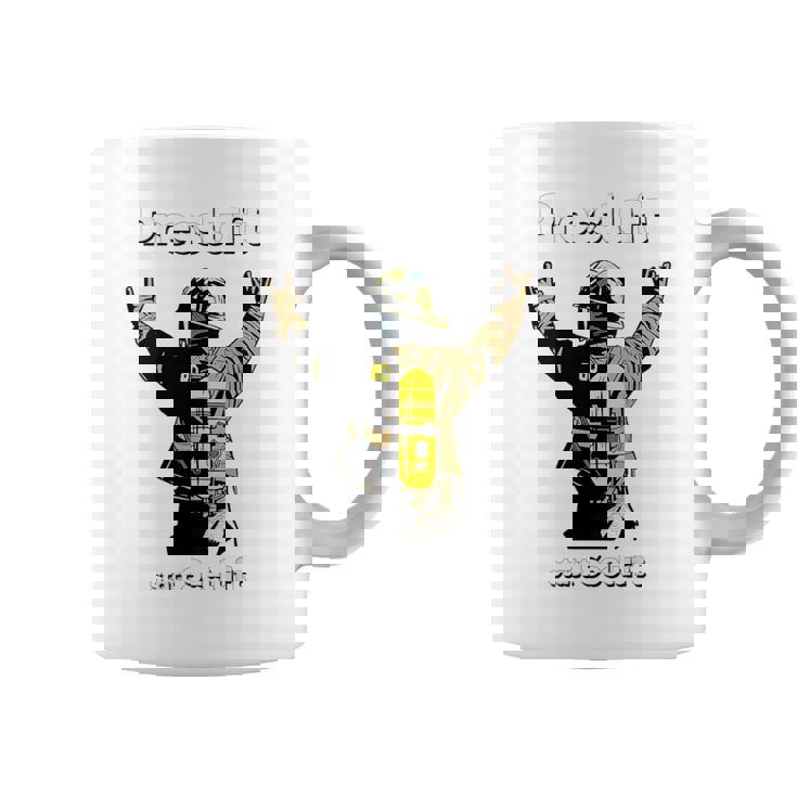 背圧呼吸保護器具 キャリア 消防士 消防隊 コーヒーマグ