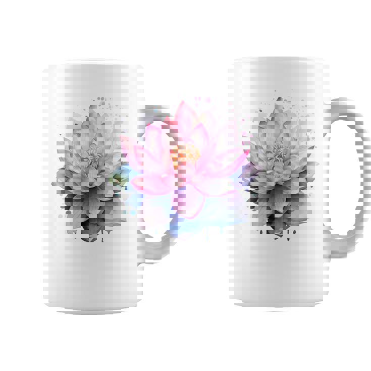 蓮の花 ユリパッド、自然、花、ビューティーアート コーヒーマグ