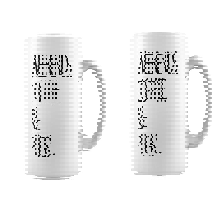 週末コーヒーパグ犬 コーヒーマグ