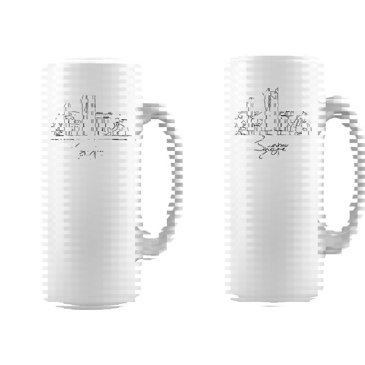 都市 スカイライン 旅行 お土産 観光 シンガポール コーヒーマグ