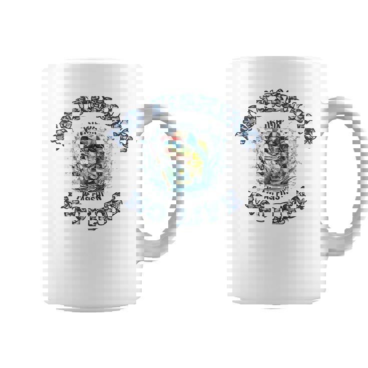 釣り クール バス釣り おもしろ フィッシング ライフ カモフラージュ グラフィック コーヒーマグ