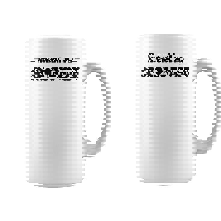 雪だるま ハロウィン コスチューム ごっこ I'm Anowman コーヒーマグ