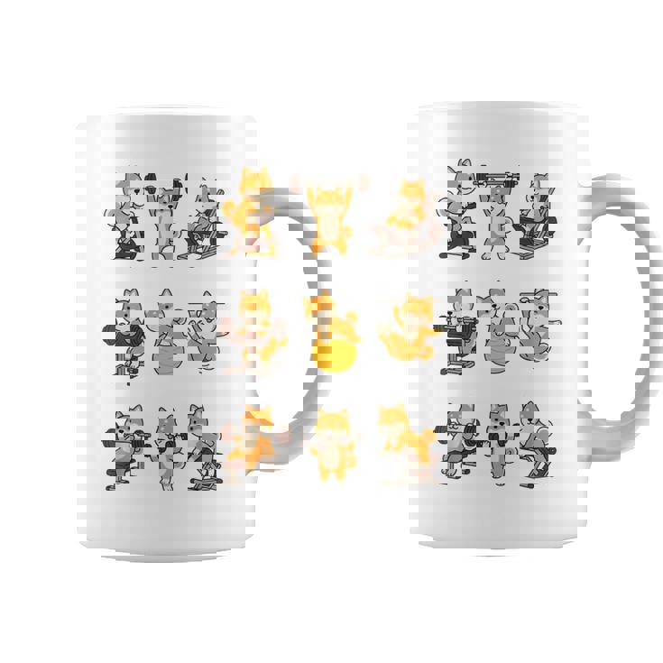 面白いtシャツ 柴犬 筋トレ ジム イヌ グッズ かわいい おもしろ 面白い 服 ネタ おもしろtシャツ コーヒーマグ