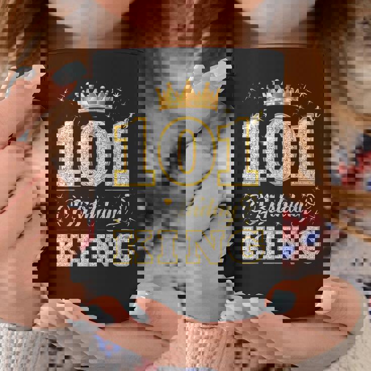 101歳の誕生日王 101歳の誕生日パーティー コーヒーマグ 面白い贈り物