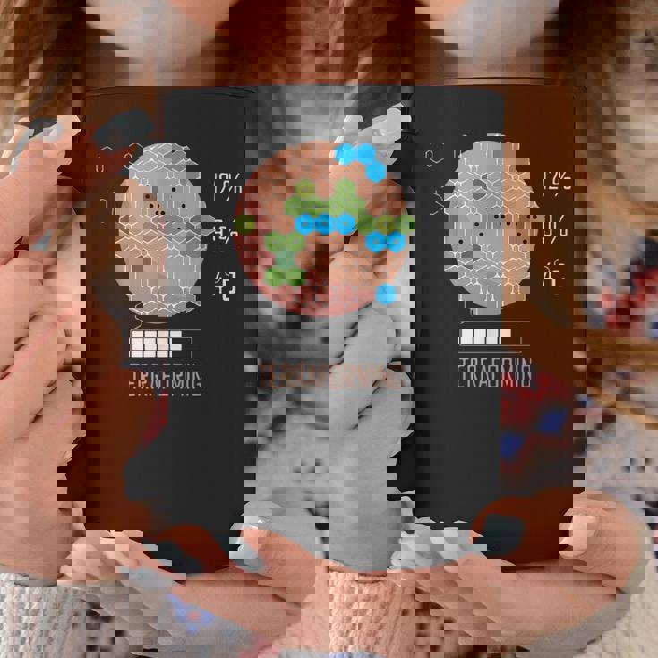 16 Bit Mars Is Terraforming シャツ ボードゲーム コーヒーマグ 面白い贈り物