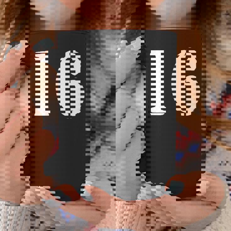 16番 16番 番号付き コーヒーマグ 面白い贈り物