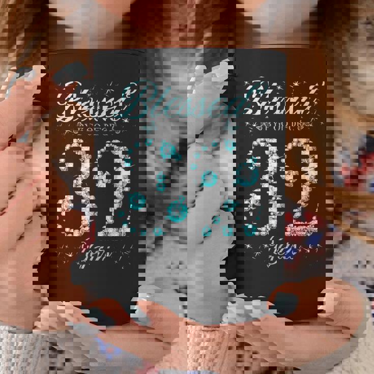 32歳の32歳の誕生日bデーパーティーに神に祝福されて コーヒーマグ 面白い贈り物