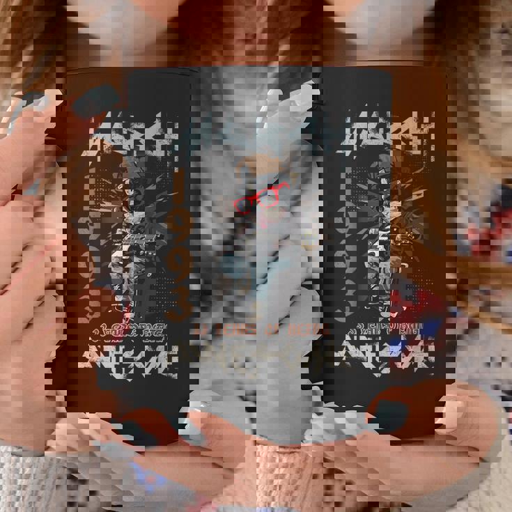 33Rd Birthday Dog Lover March 1993Intage 33 Years Old コーヒーマグ 面白い贈り物