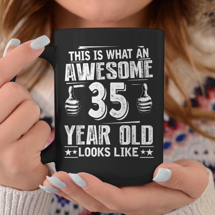 35歳の誕生日プレゼントは私に35年かかりました 良い 面白い 35歳 コーヒーマグ 面白い贈り物