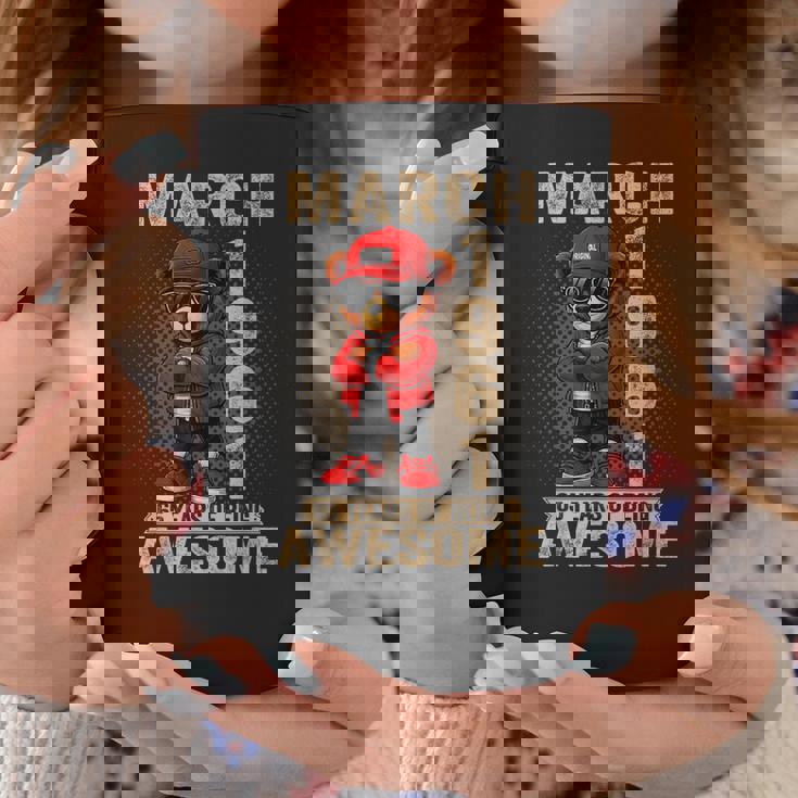 3月65日 誕生日 男性 女性 1961 素晴らしいテディベア コーヒーマグ 面白い贈り物