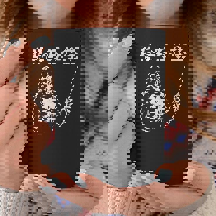 4545135、面白いゴリラリフティングスクワットベンチプレスジム数学 コーヒーマグ 面白い贈り物