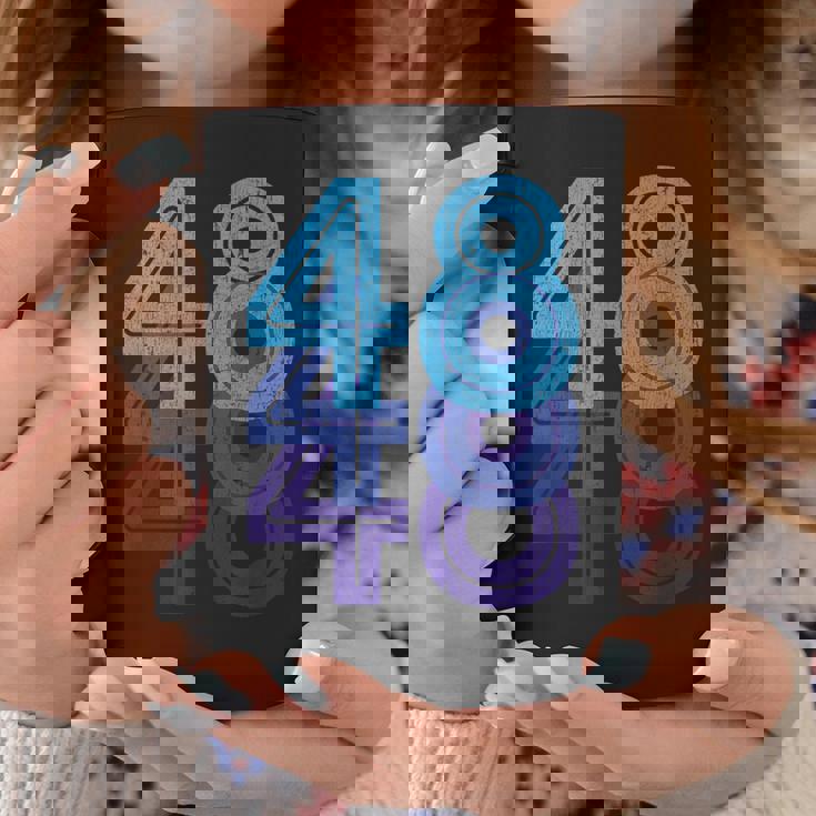 48ラッキーナンバー48歳の誕生日のスポーツチーム コーヒーマグ 面白い贈り物