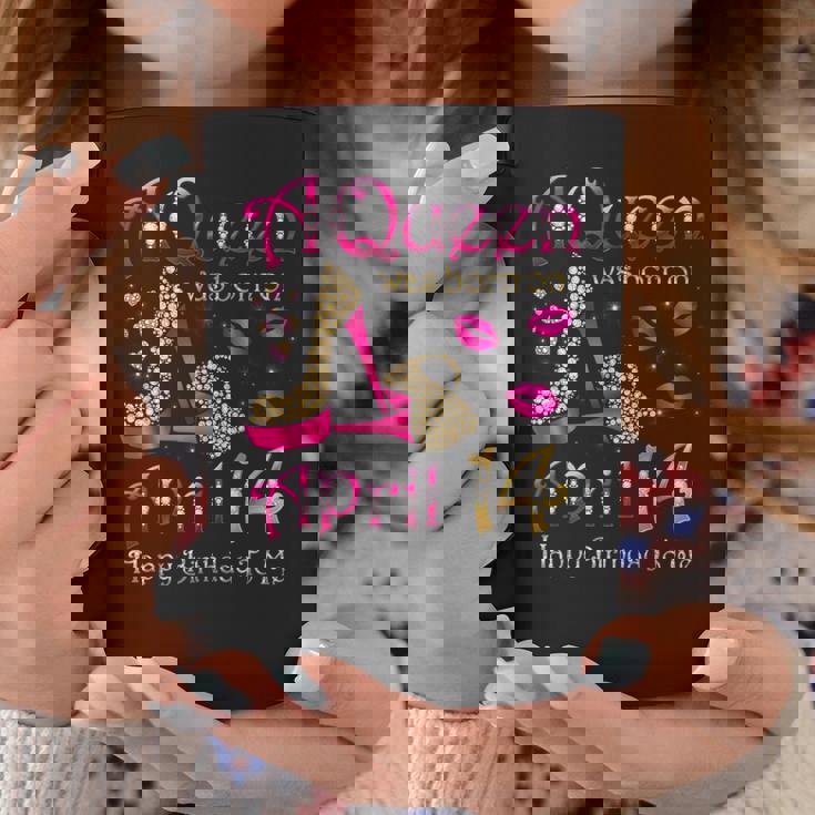 4月14日に女王が生まれた私にお誕生日おめでとう コーヒーマグ 面白い贈り物