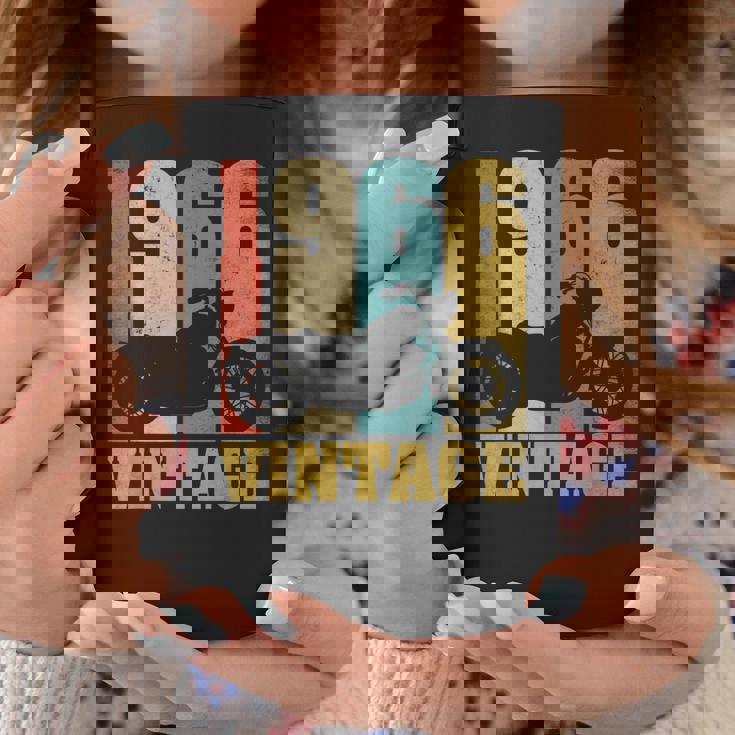 60 歳の誕生日バイカーギフトtシャツ-ヴィンテージ1966バイク コーヒーマグ 面白い贈り物