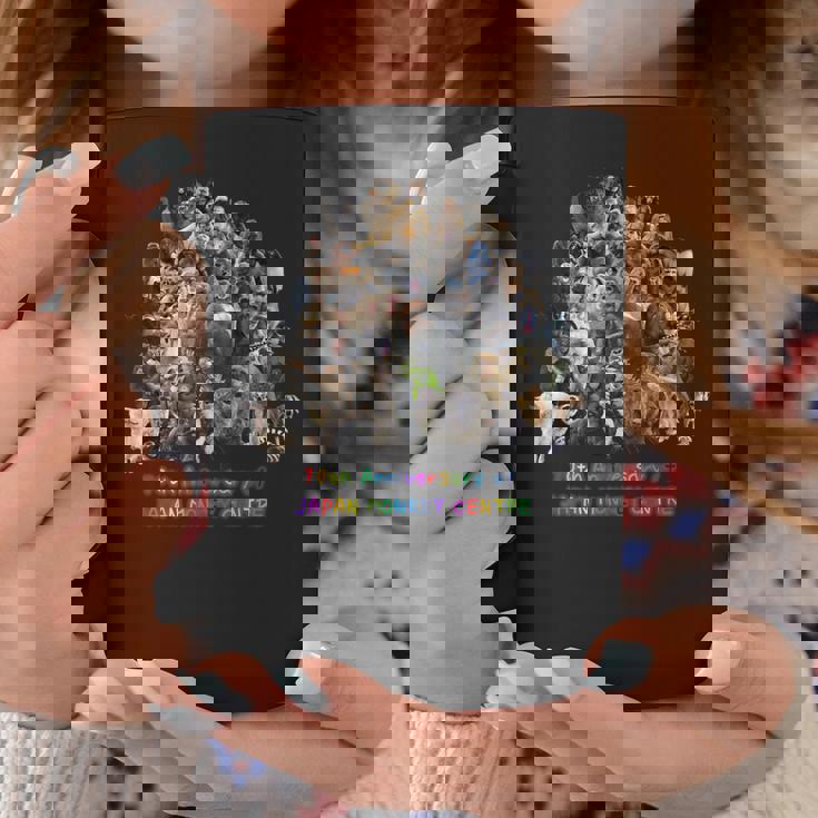 70周年だよ！70頭集合カラー コーヒーマグ 面白い贈り物