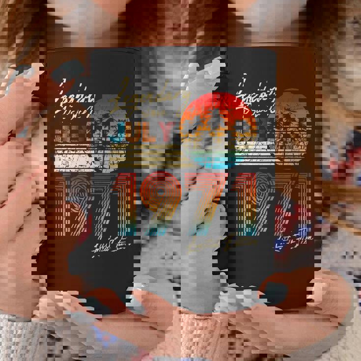 7月誕生日ギフト50年ヴィンテージ1971年生まれ。 コーヒーマグ 面白い贈り物