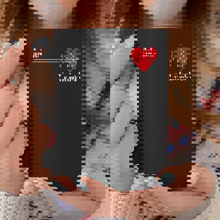 And I'm Back 心臓専門医 心臓サバイバー 心臓病患者 心臓 コーヒーマグ 面白い贈り物